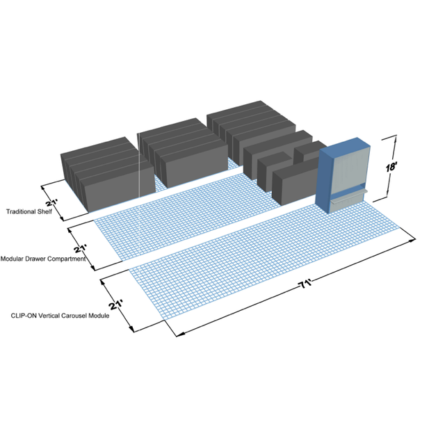 Vertical Carousel Module GHZ350